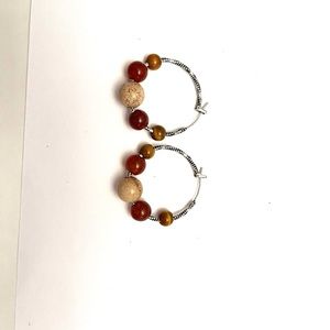 Carolyn Pollack American West natural stone earrings.